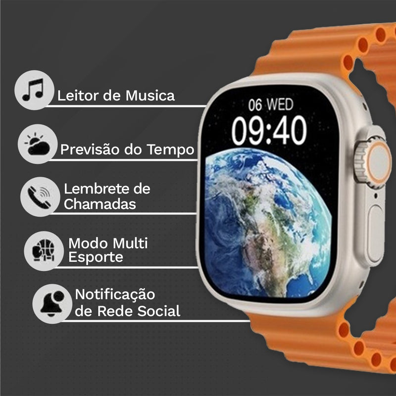 Smartwatch W68+ Modelo Ultra Max 49mm